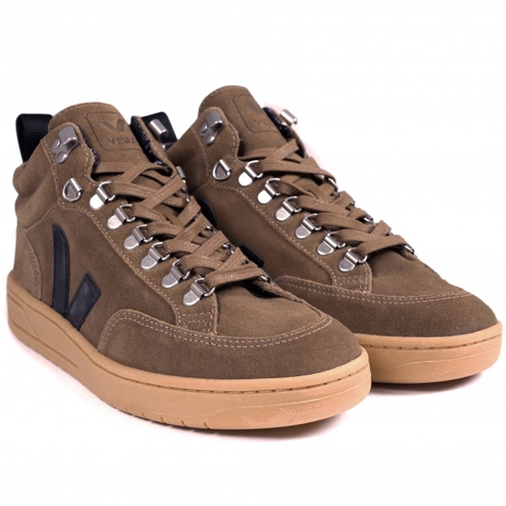 NWT Veja Roraima Suede Brown Black Natural Sole Size 40 (US M7/W9)